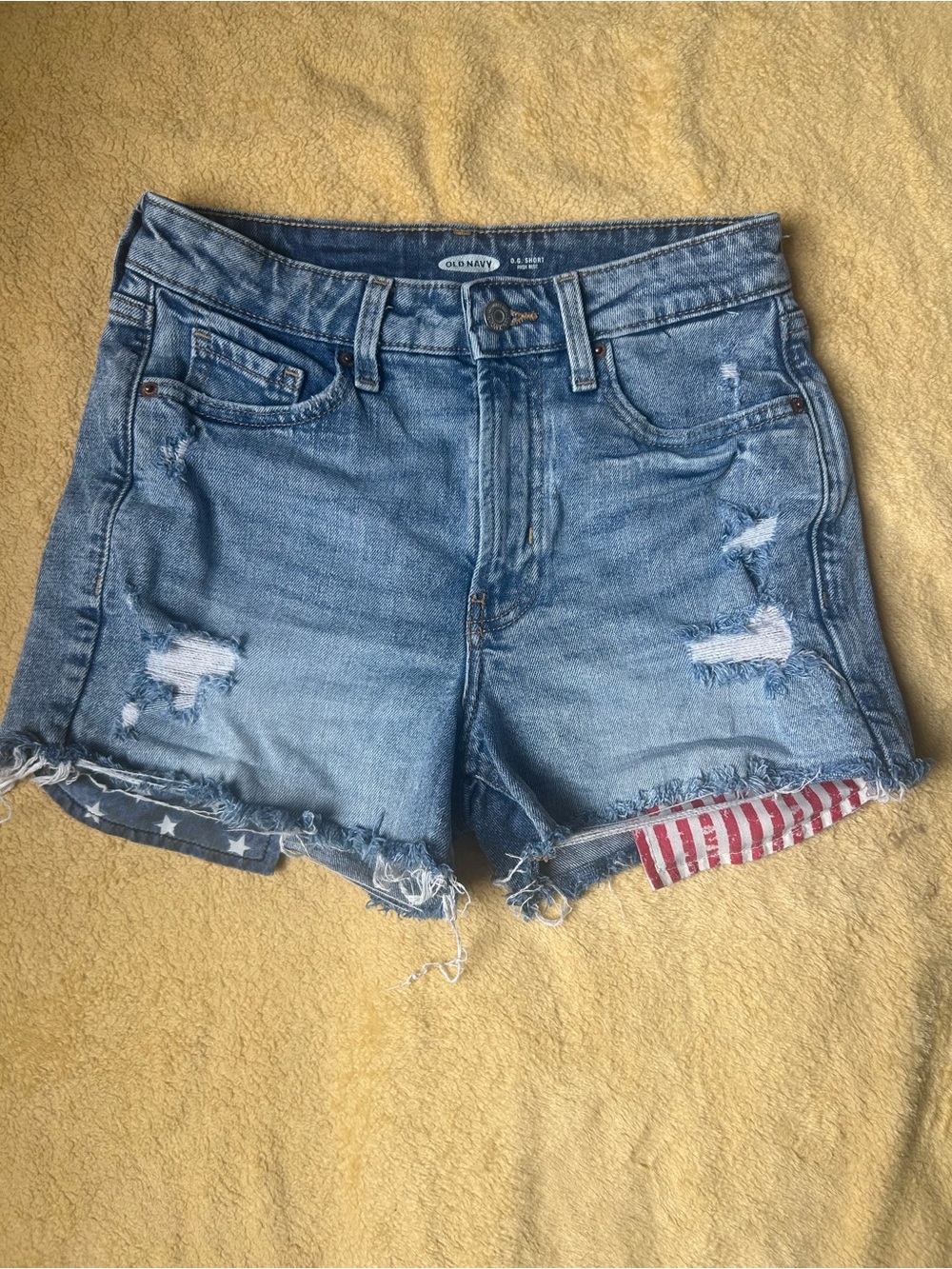 Old Navy America Themed Jean Shorts